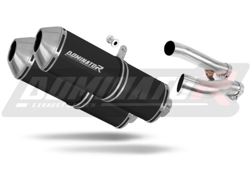 exhaust muffler DOMINATOR OVR BLACK fits to Yamaha XJR 1300 1999  2006