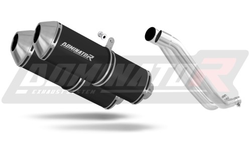 wydech tłumik DOMINATOR OVR CZARNY pasujący do motocykla Yamaha XT 660 X 2004 - 2016