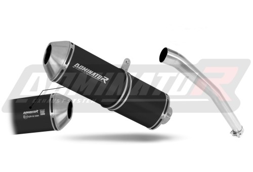 wydech tłumik DOMINATOR Homologowany OVR CZARNY pasujący do motocykla Yamaha YZF R6 1999 - 2002