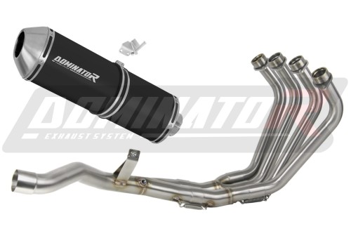 kompletny układ wydechowy z tłumikiem DOMINATOR Full System OVR CZARNY pasujący do motocykla Yamaha XJ 6N S F 2009 - 2016