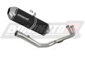 kompletny układ wydechowy z tłumikiem DOMINATOR Full System OVR CZARNY pasujący do motocykla Yamaha T-MAX 500 2008 - 2011