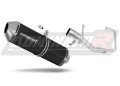 complete exhaust system with muffler DOMINATOR Full System OVR BLACK fits to Yamaha YBR 125 2009  2018
