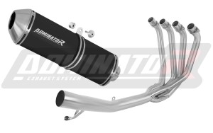 Suzuki GSX 1250 FA 2010 - 2016 Full Exhaust System Collector Silencer OVR BLACK + dB killer
