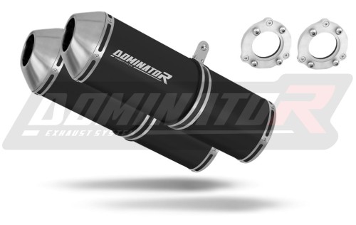 wydech tłumik DOMINATOR OVR CZARNY pasujący do motocykla Suzuki SV 1000 S 2003 - 2007