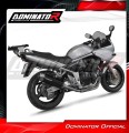 wydech tłumik DOMINATOR S6 CZARNY pasujący do motocykla Suzuki GSF BANDIT 600 2000 - 2004 2