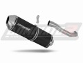 exhaust muffler DOMINATOR OVR BLACK fits to Suzuki DR 800 S / BIG RIGHT SIDE