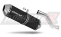 DR 750 S / BIG EXHAUST Suzuki Muffler Auspuff Sportauspuff Silencer Echappement Silencieux Scarico Scarichi Escape Wydech Tłumik RIGHT SIDE OVR BL Dominator x