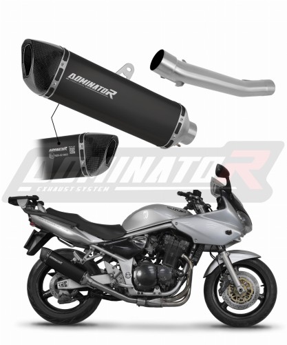 wydech tłumik DOMINATOR Homologowany HP6 CZARNY pasujący do motocykla Suzuki GSF BANDIT 600 2000 - 2004