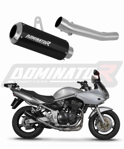 wydech tłumik DOMINATOR GP CZARNY pasujący do motocykla Suzuki GSF BANDIT 600 2000 - 2004 4