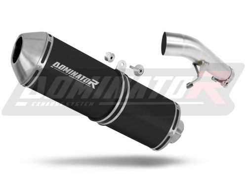 exhaust muffler DOMINATOR OVR BLACK fits to Suzuki GSXF 650 2007  2016