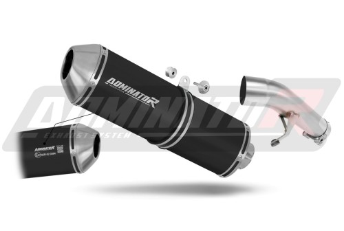 Suzuki GSF 650 BANDIT N / S 2007 - 2016 EU Approved EXHAUST Muffler Auspuff Sportauspuff Silencer Echappement Silencieux Scarico Scarichi Escape Wydech Tłumik OVR BL Dominator Exhaust System HOMOLOGACJA x