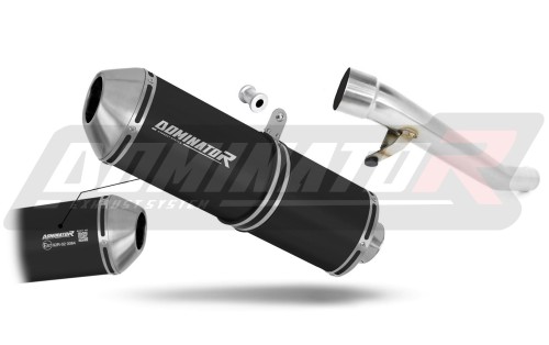 exhaust muffler DOMINATOR homologated road legal OVR BLACK fits to Suzuki GSF 650 BANDIT N / S 2005  2006