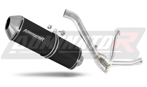 exhaust muffler DOMINATOR OVR BLACK fits to Suzuki DL 650 V Strom / XT 2012  2016