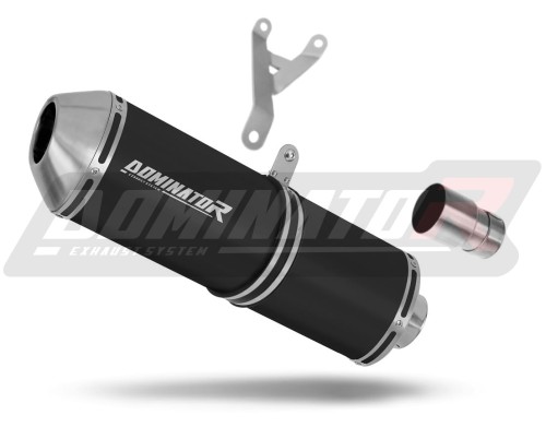 exhaust muffler DOMINATOR OVR BLACK fits to Piaggio MP3 500