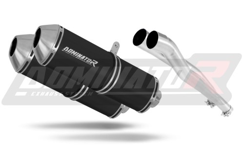 wydech tłumik DOMINATOR OVR CZARNY pasujący do motocykla Kawasaki ZZR 1400 2006 - 2011