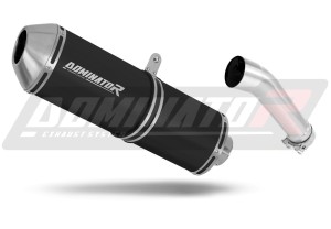 Kawasaki ER 5 500 1996 - 2006 Exhaust Silencer Muffler OVR BLACK + dB killer
