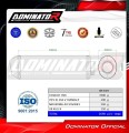 wydech tłumik DOMINATOR OVR CZARNY pasujący do motocykla Honda XL 650 V TRANSALP 2001 - 2007 3