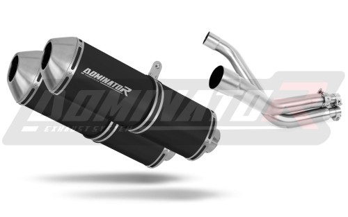 exhaust muffler DOMINATOR OVR BLACK fits to Honda FMX 650 2005  2009