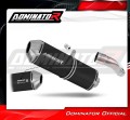 exhaust muffler DOMINATOR homologated road legal OVR BLACK fits to Honda CBR 600F PC41 2011  2015 2