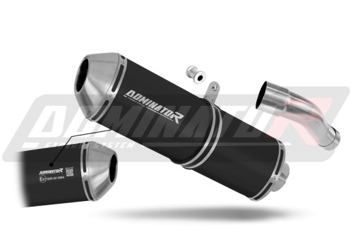 wydech tłumik DOMINATOR Homologowany OVR CZARNY pasujący do motocykla Honda CB 600F HORNET PC41 2007 - 2013