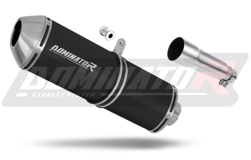 wydech tłumik DOMINATOR OVR CZARNY pasujący do motocykla Derbi Terra Adventure 125 2008 - 2015