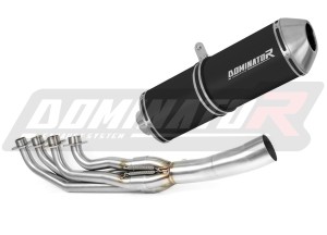 BMW K1200GT 2003 - 2005 Full Exhaust System Collector Silencer OVR BLACK + dB killer