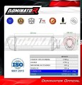 complete exhaust system with muffler DOMINATOR Full System titanium HP6 fits to Honda CBR 650 R / EClutch 2024  2025 4