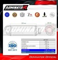 kompletny układ wydechowy z tłumikiem DOMINATOR Full System S6 pasujący do motocykla Honda CBR 650 R / E-Clutch 2024 - 2025 4