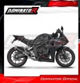 Honda CBR 650 R / E-Clutch 2024 - 2025 Collector Manifold Full Exhaust System Muffler Auspuff Sportauspuff Silencer Echappement Silencieux Scarico Scarichi Escape Wydech Tłumik S6 BLACK Dominator Exhaust System 4