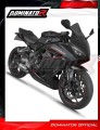 complete exhaust system with muffler DOMINATOR Full System titanium HP8 fits to Honda CB 650 R / EClutch 2024  2025 3