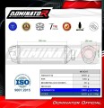 exhaust muffler DOMINATOR S6 fits to Suzuki GSF BANDIT 1200 1996  2000 4