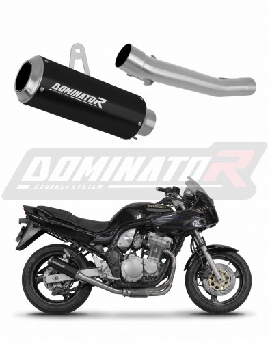 wydech tłumik DOMINATOR GP CZARNY pasujący do motocykla Suzuki GSF BANDIT N / S 600 1995 - 1999