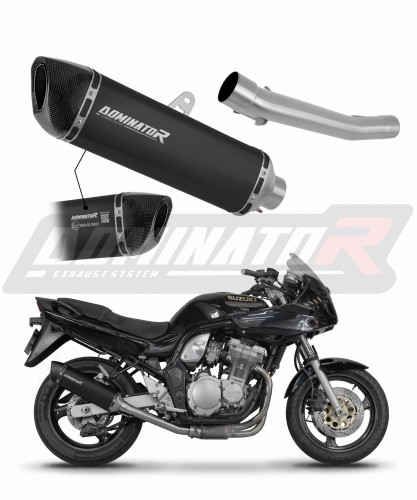 wydech tłumik DOMINATOR Homologowany HP6 CZARNY pasujący do motocykla Suzuki GSF BANDIT N / S 600 1995 - 1999