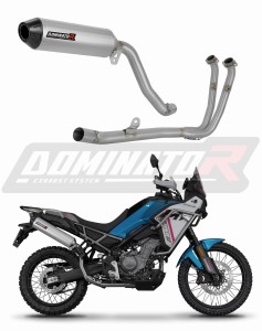 CF MOTO 450 MT 2024 Full Exhaust System Collector Silencer MX2 + dB killer