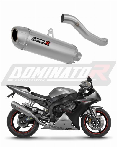 exhaust muffler DOMINATOR S6 fits to Yamaha YZF R1 1000 RN09 2002  2003