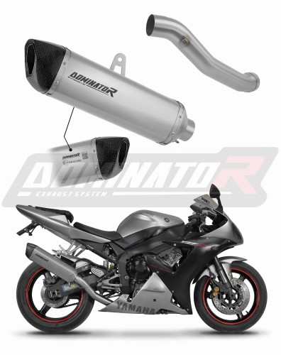 wydech tłumik DOMINATOR Homologowany Tytanowy HP6 pasujący do motocykla Yamaha YZF R1 1000 RN09 2002 - 2003