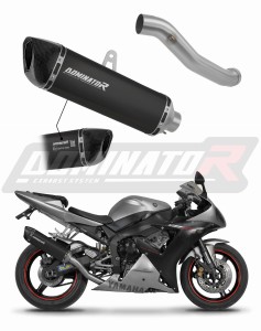 Yamaha YZF R1 1000 RN09 2002 - 2003 EU Approved Exhaust Silencer HP6 BLACK