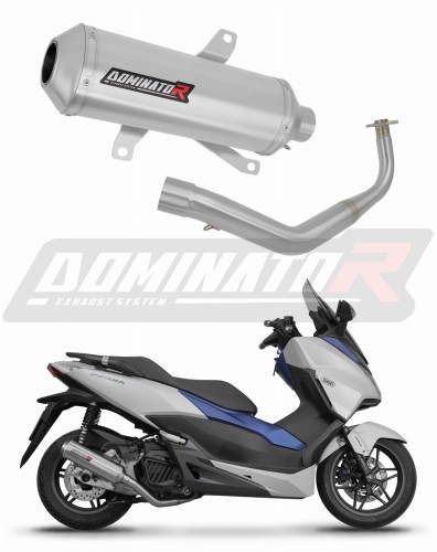 kompletny układ wydechowy z tłumikiem DOMINATOR Full System OV G2 pasujący do motocykla Honda NSS 125 FORZA 2017 - 2020