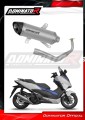 complete exhaust system with muffler DOMINATOR Full System titanium HP8 fits to Honda NSS 125 FORZA 2017  2020 2