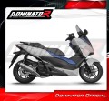 complete exhaust system with muffler DOMINATOR Full System titanium HP8 fits to Honda NSS 125 FORZA 2017  2020 5