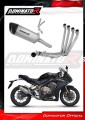 kompletny układ wydechowy z tłumikiem DOMINATOR Full System Tytanowy HP6 pasujący do motocykla Honda CB 650 R 2019 - 2023 2