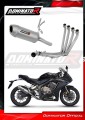 complete exhaust system with muffler DOMINATOR Full System S6 fits to Honda CB 650 R 2019  2023 2