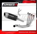 complete exhaust system with muffler DOMINATOR Full System S6 BLACK fits to Honda CB 650 R 2019  2023 3