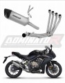 complete exhaust system with muffler DOMINATOR Full System titanium HP6 fits to Honda CBR 650 R 2019  2023