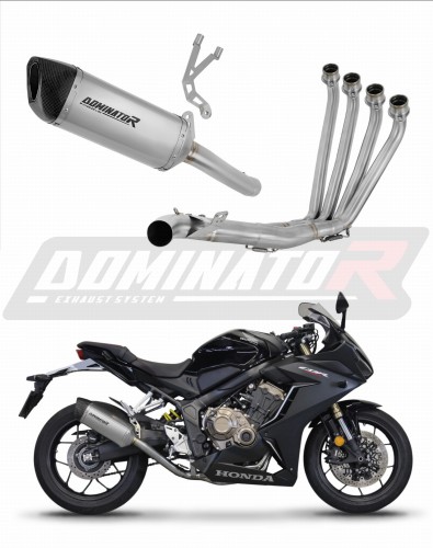 kompletny układ wydechowy z tłumikiem DOMINATOR Full System Tytanowy HP6 pasujący do motocykla Honda CBR 650 R 2019 - 2023