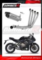 complete exhaust system with muffler DOMINATOR Full System titanium HP8 fits to Honda CBR 650 R 2019  2023 2