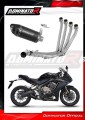 kompletny układ wydechowy z tłumikiem DOMINATOR Full System HP8 CZARNY pasujący do motocykla Honda CBR 650 R 2019 - 2023 2