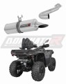 EXHAUST CF MOTO C Force 1000 Touring 2024 Muffler Auspuff Sportauspuff Silencer Echappement Silencieux Scarico Scarichi Escape Wydech Tłumik OKRĄGŁY Dominator x
