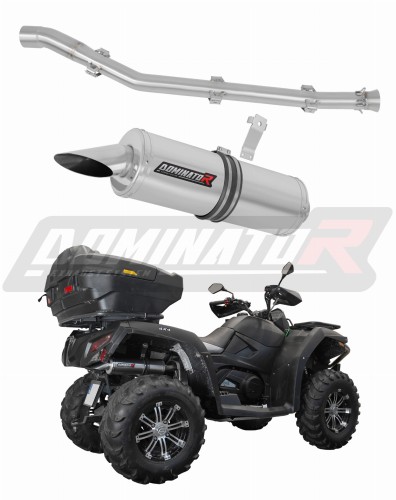 EXHAUST CF MOTO C Force 625 2016 - 2024 Muffler Auspuff Sportauspuff Silencer Echappement Silencieux Scarico Scarichi Escape Wydech Tłumik OKRĄGŁY Dominator x