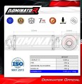 EXHAUST Loncin XWOLF 550 Muffler Auspuff Sportauspuff Silencer Echappement Silencieux Scarico Scarichi Escape Wydech Tłumik OKRĄGŁY Dominator 4